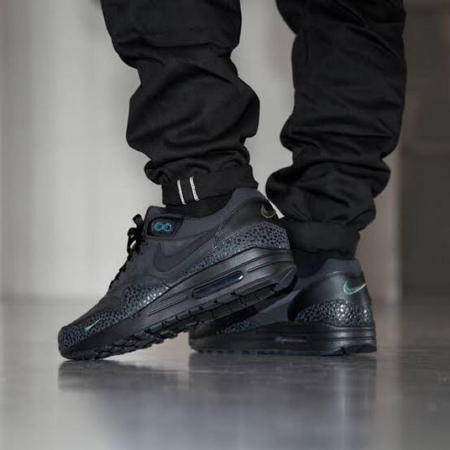 nike air max 1 black bonsai