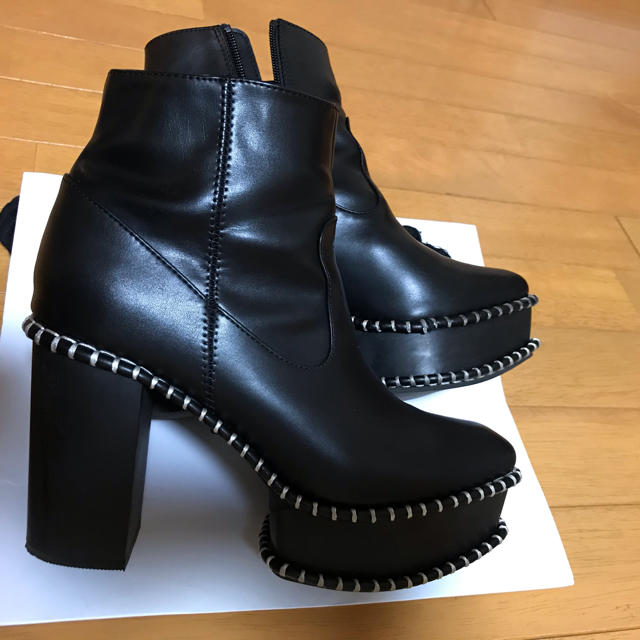 MOUSSY WOOD SOLE ブーツ マウジー L - ブーツ
