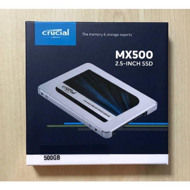 未開封 Crucial SSD 500GB CT500MX500SSD1PCパーツ