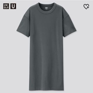 ユニクロ(UNIQLO)のユニクロ クルーネックTワンピース(ひざ丈ワンピース)