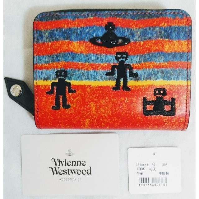 新品未使用タグ付き　Vivienne Westwood ラウンドジップ折財布