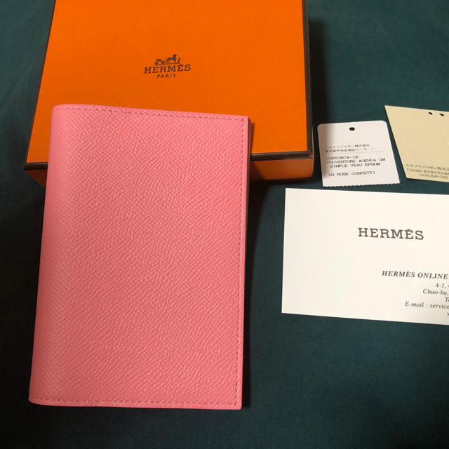Hermes(エルメス)のエルメス　新品　手帳カバー　GM  ローズコンフェッティ　ピンク レディースのファッション小物(その他)の商品写真