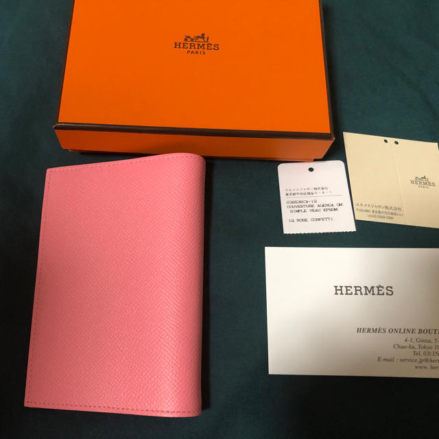 Hermes(エルメス)のエルメス　新品　手帳カバー　GM  ローズコンフェッティ　ピンク レディースのファッション小物(その他)の商品写真