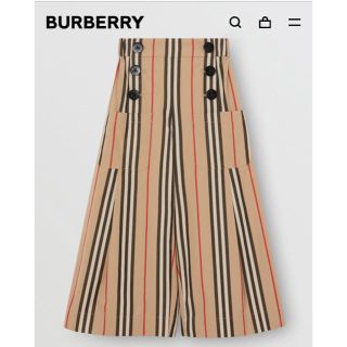 バーバリー(BURBERRY)の専用です☆大人も OK‼︎Burberry☆アイコンストライプ ☆ワイドパンツ(パンツ/スパッツ)