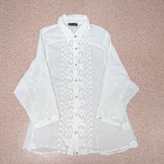ゴア(goa)のgoa 刺繍シャツ(シャツ/ブラウス(長袖/七分))