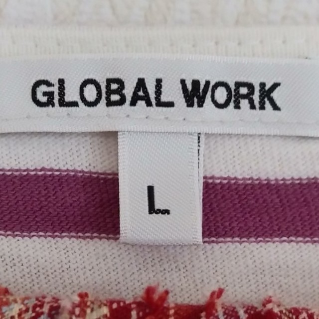 GLOBAL WORK(グローバルワーク)のglobal work ボーダーTシャツ レディースのトップス(Tシャツ(半袖/袖なし))の商品写真