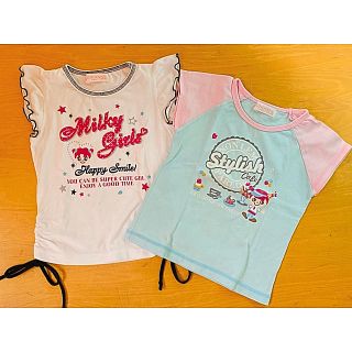 ブランシェス(Branshes)のUNIANNE⭐︎ユニアンヌ女の子Tシャツ2枚セット100cm(Tシャツ/カットソー)