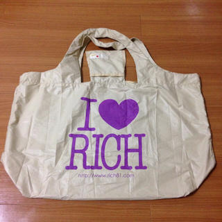 リッチ(rich)のrichのエコバッグ(日用品/生活雑貨)