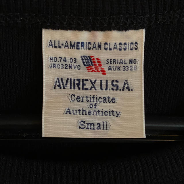 AVIREX(アヴィレックス)の【6143502】AVIREX デイリーウエア 半袖 クルーネックTシャツ メンズのトップス(Tシャツ/カットソー(半袖/袖なし))の商品写真
