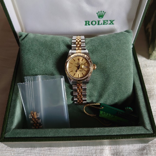 ファッション小物専用です。ROLEX デイトジャスト レディース