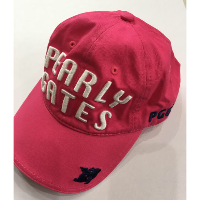 PEARLY GATES(パーリーゲイツ)のパーリーゲイツ  キャップ　ピンク レディースの帽子(キャップ)の商品写真