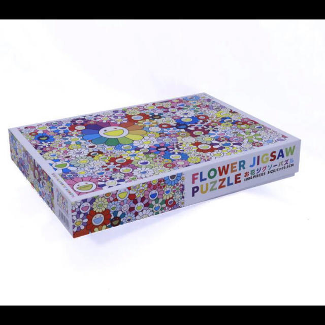 3個セット　村上隆 Flower Jigsaw Puzzle パズル お花　 エンタメ/ホビーの美術品/アンティーク(その他)の商品写真