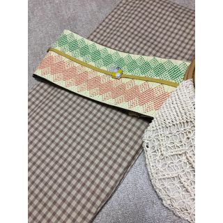新品・木綿着物・広衿・単衣・洗える着物★スリーシーズン(着物)