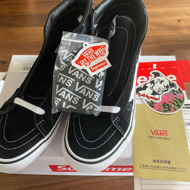 Supreme Vans Hole Punch Denim Sk8 Hi Pro275US95カラー