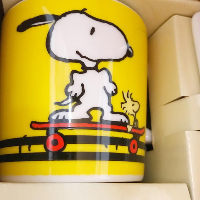 PEANUTS(ピーナッツ)のスヌーピー マグカップ スプーン付き インテリア/住まい/日用品のキッチン/食器(グラス/カップ)の商品写真