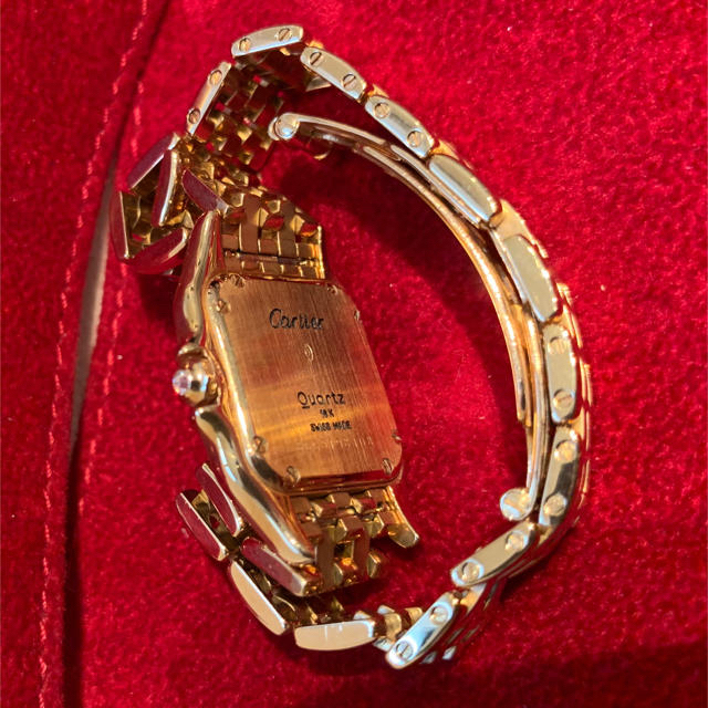 Cartier(カルティエ)のカルティエ クォーツパンテール 腕時計 純正ダイヤ レディースのファッション小物(腕時計)の商品写真