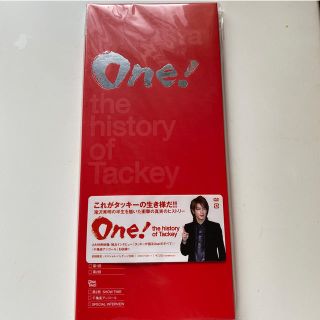 ジャニーズ(Johnny's)のOne！-the　history　of　Tackey- DVD(ミュージック)