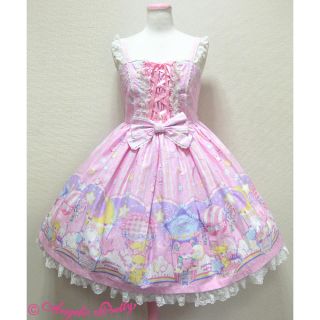 アンジェリックプリティー(Angelic Pretty)のangelic pretty cotton candy shop セット(ひざ丈ワンピース)