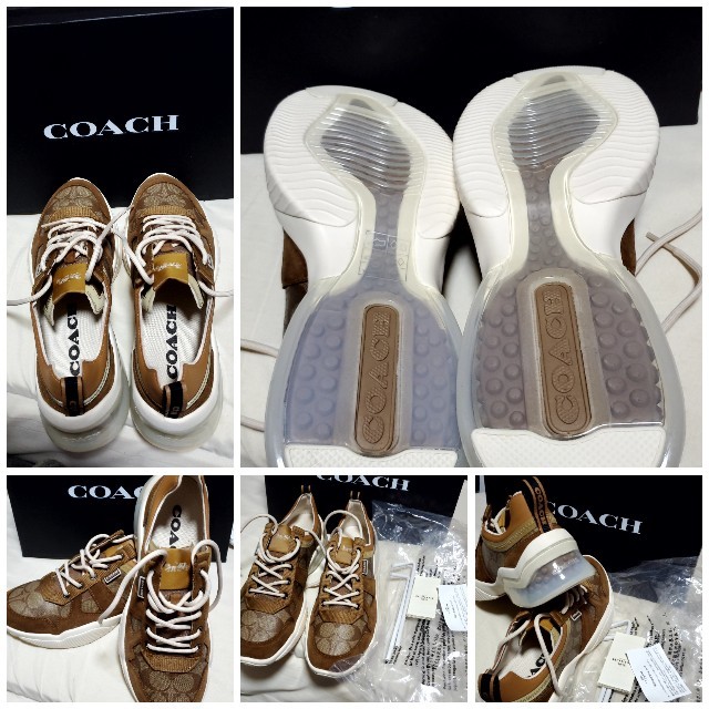 COACH(コーチ)のCOACH コーチ スニーカーシティーソールランナー新品未使用 カーキ ライト  メンズの靴/シューズ(スニーカー)の商品写真
