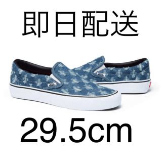 シュプリーム(Supreme)のSupreme Vans Hole Punch Denim Slip-On(スニーカー)