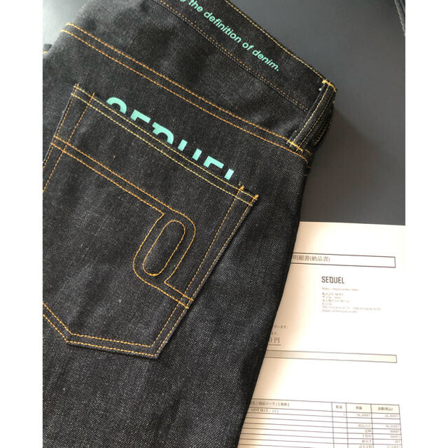 FRAGMENT(フラグメント)のSEQUEL fragment  DENIM PANTS デニムパンツ Lサイズ メンズのパンツ(デニム/ジーンズ)の商品写真