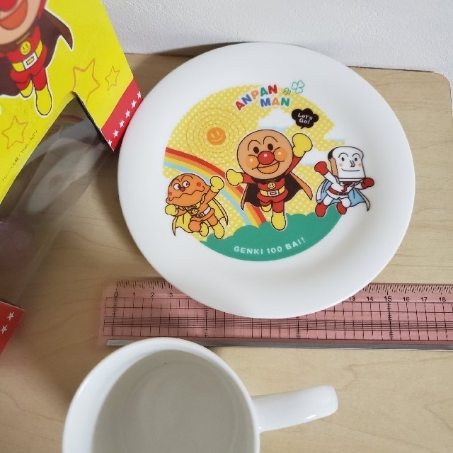 アンパンマン マグ&ケーキ セット マグカップ コップ ケーキ皿 皿 新品未開封