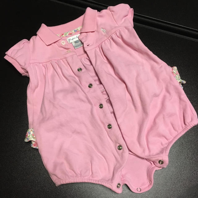 POLO RALPH LAUREN(ポロラルフローレン)のラルフローレン　ロンパース　女の子 キッズ/ベビー/マタニティのベビー服(~85cm)(ロンパース)の商品写真