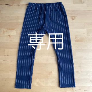 ユニクロ(UNIQLO)のレギンス(ストライプ10部丈)(パンツ/スパッツ)