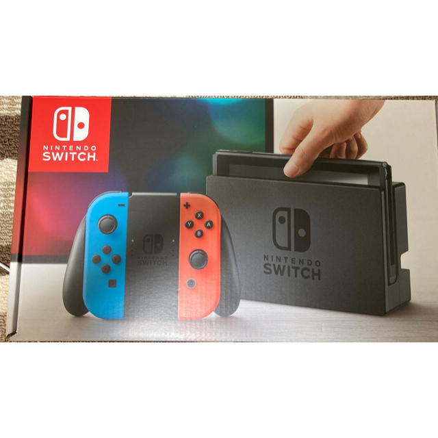 美品★Nintendo Switch Joy-Con(L)ネオンブルー/ (R)