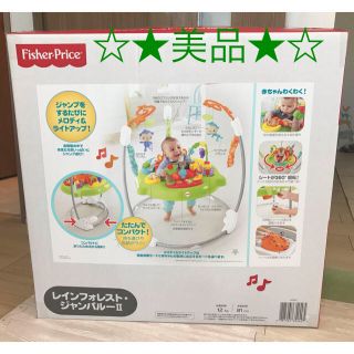 フィッシャープライス(Fisher-Price)の【美品】フィッシャープライス レインフォレスト ジャンパルーII 【日本正規品】(ベビージム)