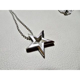 仁尾彫金『プラチナスターヘッド』ハンドメイド189b(ネックレス)