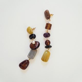 トゥデイフル(TODAYFUL)のMix Stone Pierce(ピアス)