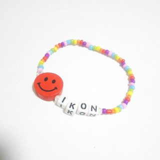 アイコン(iKON)の♥️iKON  メンバーカラービーズブレスレット♥️ライヴ参戦等に🎵(アイドルグッズ)