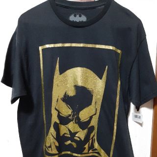 マーベル(MARVEL)のバットマン　人気　ゴールドプリント　Tシャツ　レア柄(Tシャツ/カットソー(半袖/袖なし))