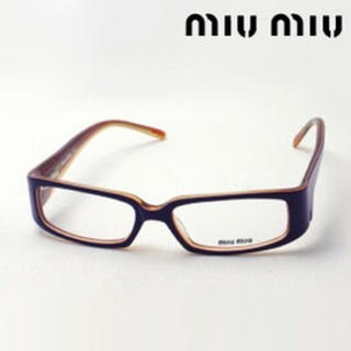 ミュウミュウ(miumiu)のmiumiu 伊達メガネ UVカット HOYAレンズ 新品未使用(サングラス/メガネ)