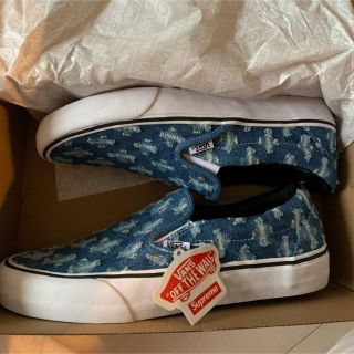 シュプリーム(Supreme)のSupreme Vans Slip-On Hoie Punch Denim(スリッポン/モカシン)