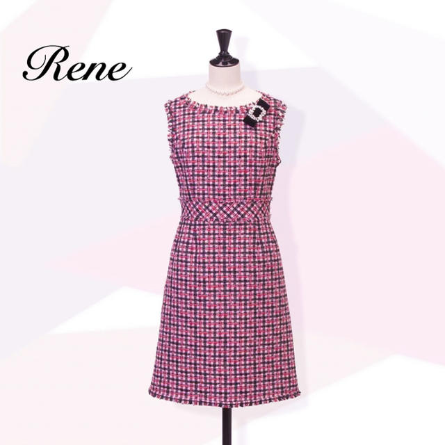 René(ルネ)の【Rene】2019年大丸心斎橋店限定ツイードワンピース レディースのワンピース(ひざ丈ワンピース)の商品写真