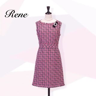 ルネ(René)の【Rene】2019年大丸心斎橋店限定ツイードワンピース(ひざ丈ワンピース)