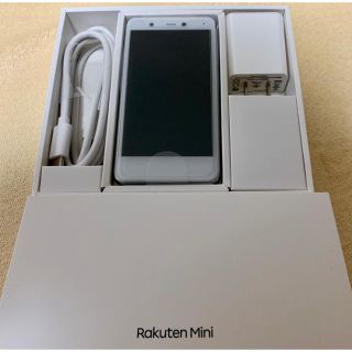 ラクテン(Rakuten)の楽天mini ガラスフィルムとケース付き！(スマートフォン本体)