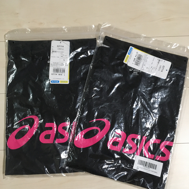 asics(アシックス)のアシックス  ビッグロゴ Tシャツ  EZT714 9016 2枚セット メンズのトップス(Tシャツ/カットソー(半袖/袖なし))の商品写真