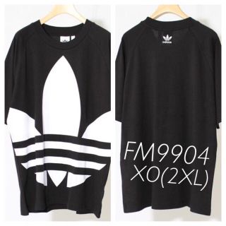 アディダス(adidas)のアディダス ビッグトレファイルTシャツ FM9904 ブラック XOサイズ(Tシャツ/カットソー(半袖/袖なし))