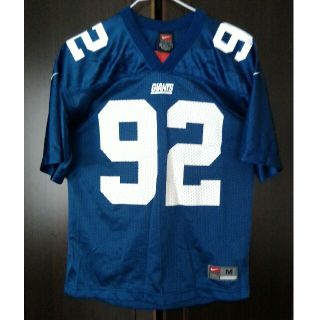 ナイキ(NIKE)のアメフト NY Giants ユニフォーム 92 Strahan NIKE(アメリカンフットボール)