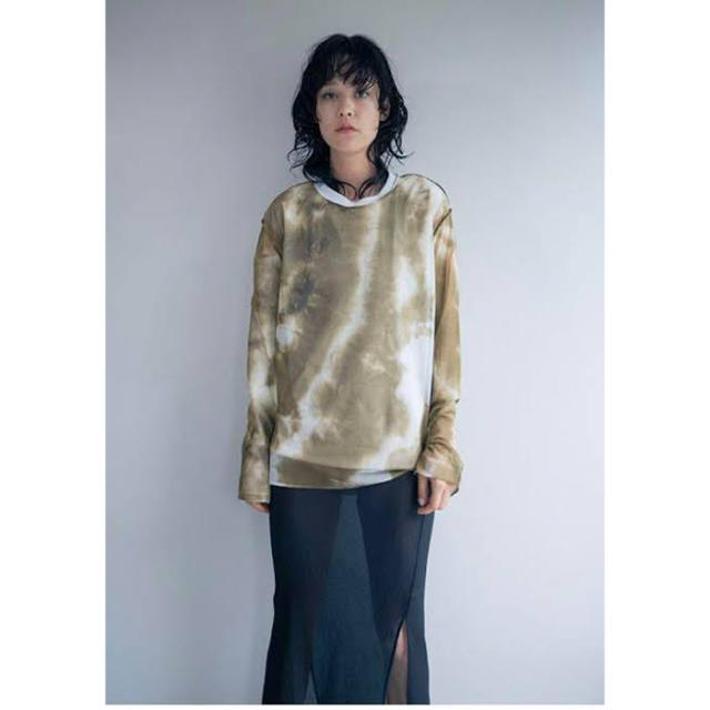 BEAUTY&YOUTH UNITED ARROWS(ビューティアンドユースユナイテッドアローズ)のPERVERZE タイダイロングTシャツ 20SS レディースのトップス(Tシャツ(長袖/七分))の商品写真