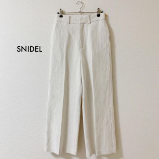 スナイデル(SNIDEL)のSNIDEL ❤︎ リネンワイドパンツ(カジュアルパンツ)