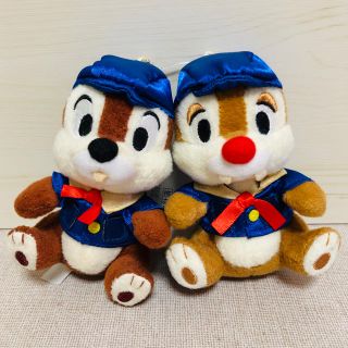 チップアンドデール(チップ&デール)のチップ＆デール ドリカン ぬいぐるみバッジ(キャラクターグッズ)