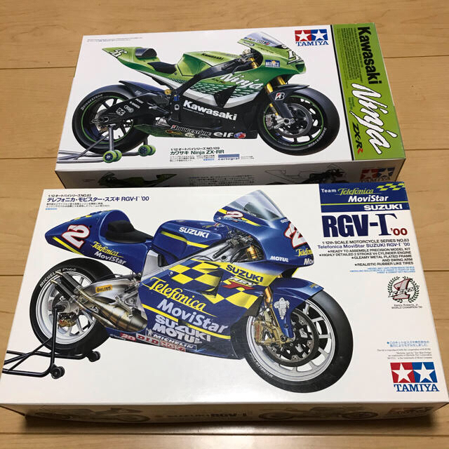 タミヤ　スズキ RGV-Γ 絶版品　カワサキ Ninja ZX-RR 2台セット