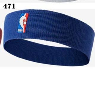 ナイキ(NIKE)の新品 NIKE NBA プロ使用モデル headband royal blue(ヘアバンド)