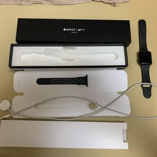 アップルウォッチ(Apple Watch)のApple Watch series 3 42mm てて様専用(その他)