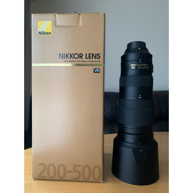 Nikon(ニコン)のくま様専用 AF-S NIKKOR 200-500mm 1:5.6E ED VR スマホ/家電/カメラのカメラ(レンズ(ズーム))の商品写真