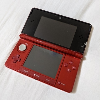 ニンテンドー3DS(ニンテンドー3DS)のNintendo 3DSフレアレッド(携帯用ゲーム機本体)